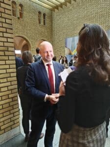 Jørund Rytman, SMB Norge, her i Stortingets Vandrehall. Enkeltpersonforetak fortjener mer fokus, også blant politikerne mener han.